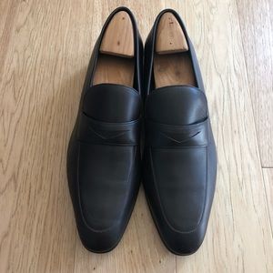 a.testoni basic dark brown loafers Men’s Size M 11